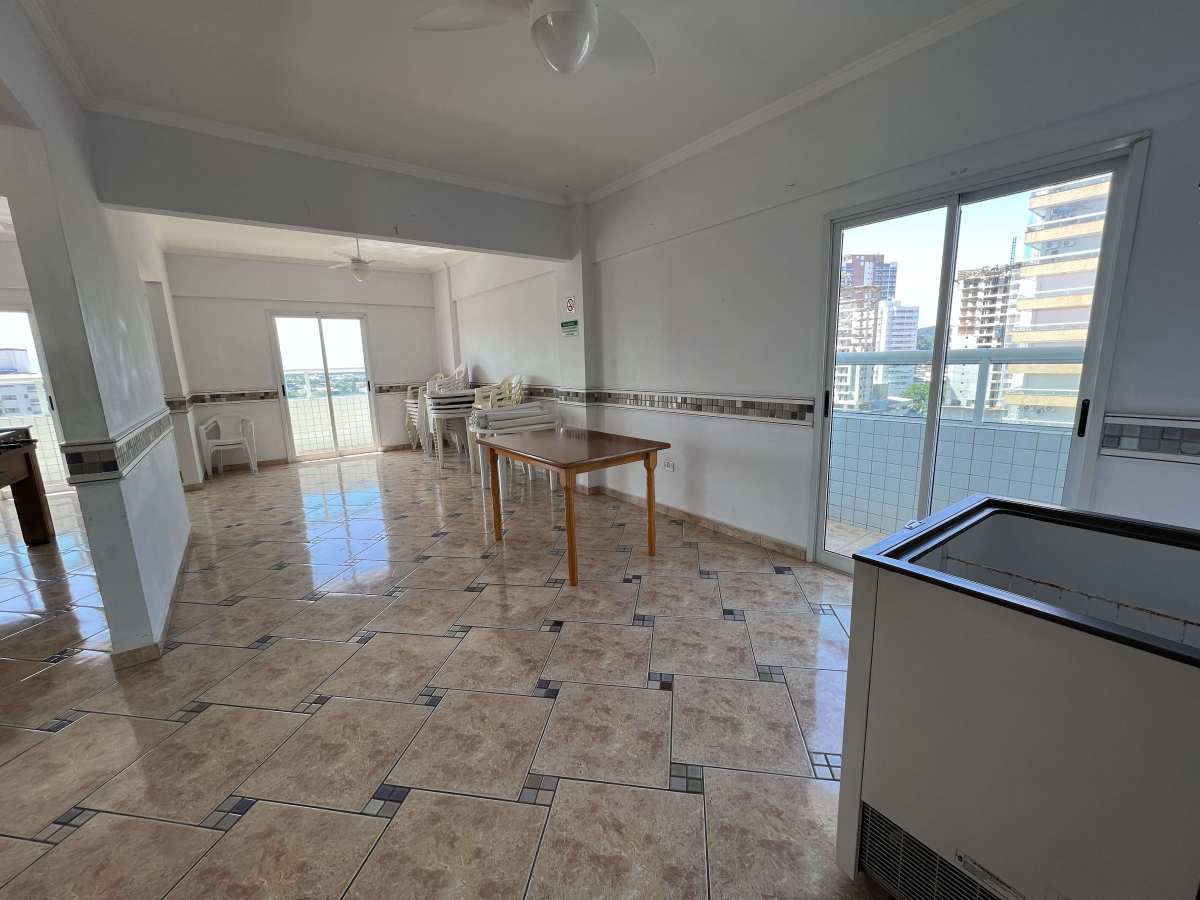  - Apartamento à venda, no NossoLar IV em Praia Grande, Boqueirão, com 1 quarto, 32m²
