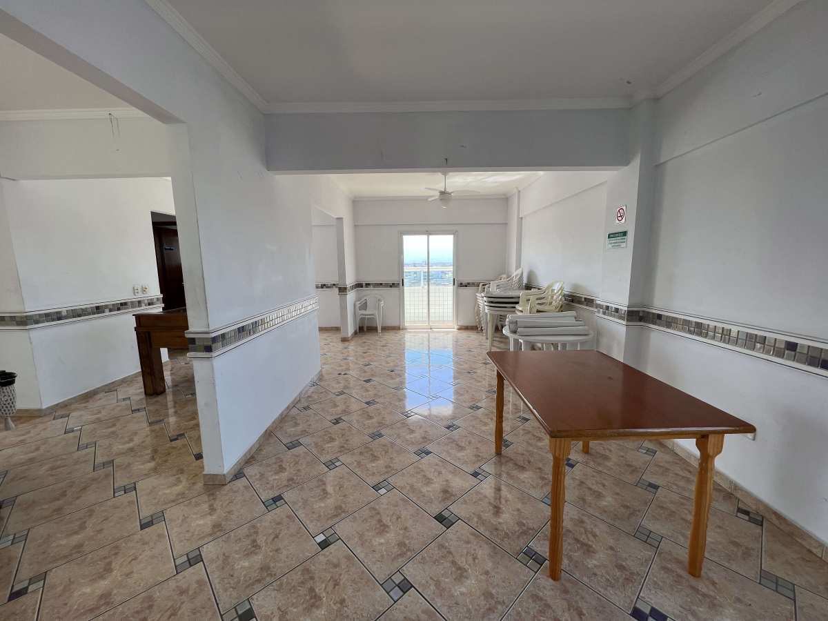  - Apartamento à venda, no NossoLar IV em Praia Grande, Boqueirão, com 1 quarto, 32m²