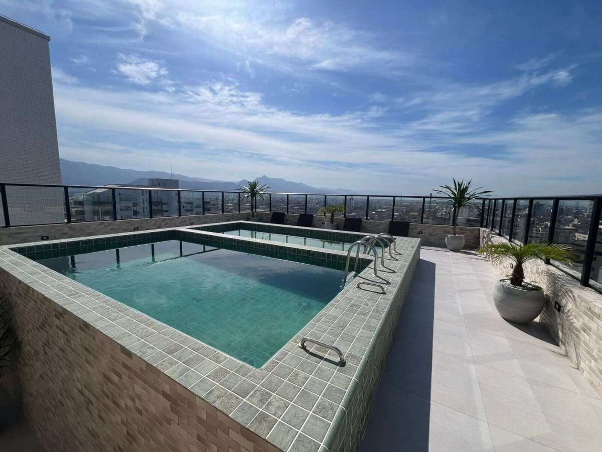  - Apartamento à venda, no Teresa em Praia Grande, Caiçara, com 1 quarto, 57m²